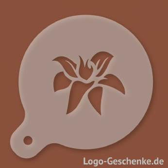Logo-Geschenk Cappuccino-Schablone aus Kunststoff