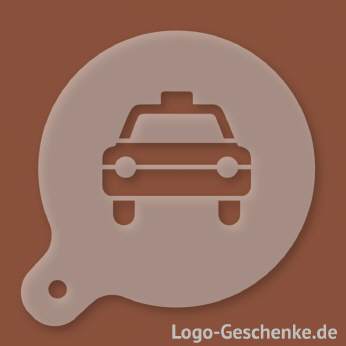 Logo-Geschenk Cappuccino-Schablone aus Kunststoff