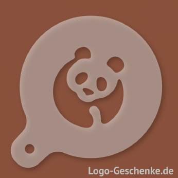 Logo-Geschenk Cappuccino-Schablone aus Kunststoff