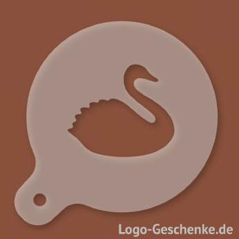 Logo-Geschenk Cappuccino-Schablone aus Kunststoff
