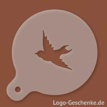 Logo-Geschenk Cappuccino-Schablone aus Kunststoff