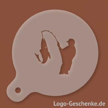 Logo-Geschenk Cappuccino-Schablone aus Kunststoff