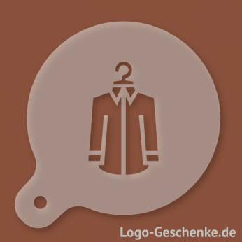 Logo-Geschenk Cappuccino-Schablone aus Kunststoff