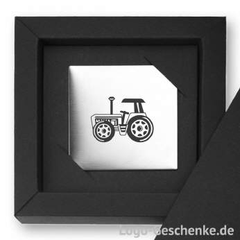 Logo-Geschenk Magnet aus Edelstahl