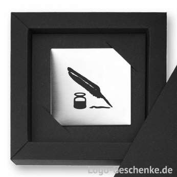 Logo-Geschenk Magnet aus Edelstahl