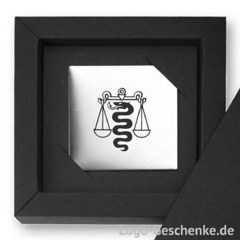Logo-Geschenk Magnet aus Edelstahl