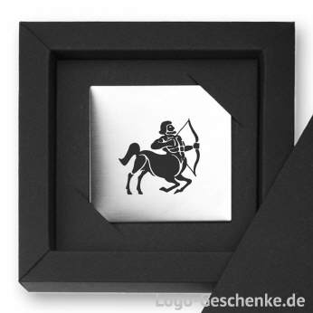 Logo-Geschenk Magnet aus Edelstahl