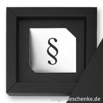 Logo-Geschenk Magnet aus Edelstahl