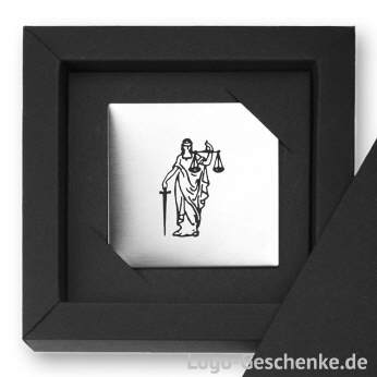 Logo-Geschenk Magnet aus Edelstahl