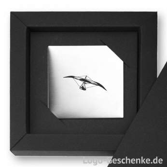 Logo-Geschenk Magnet aus Edelstahl