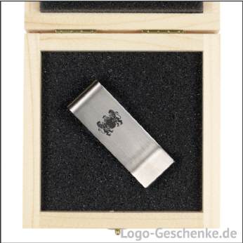 Logo-Geschenk Geldscheinklammer