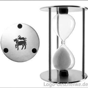 Logo-Geschenk Sanduhr