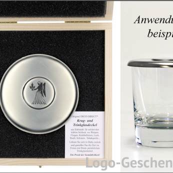 Logo-Geschenk Trinkglasdeckel