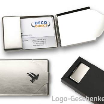 Logo-Geschenk Visitenkarten-Etui
