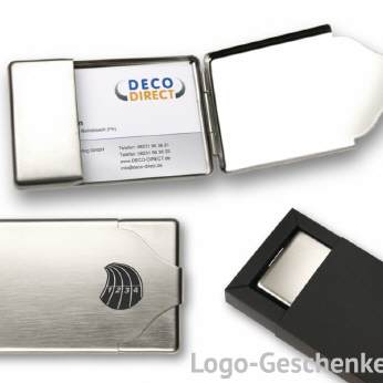 Logo-Geschenk Visitenkarten-Etui