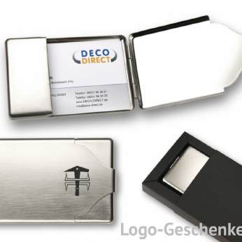 Logo-Geschenk Visitenkarten-Etui