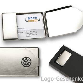 Logo-Geschenk Visitenkarten-Etui