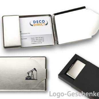 Logo-Geschenk Visitenkarten-Etui