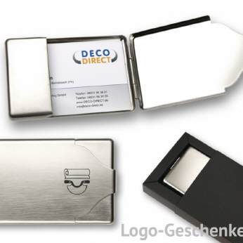 Logo-Geschenk Visitenkarten-Etui