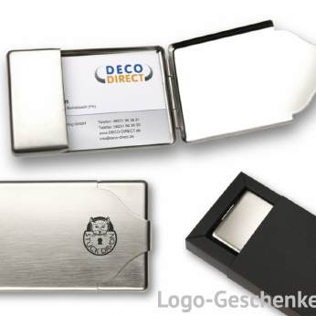 Logo-Geschenk Visitenkarten-Etui