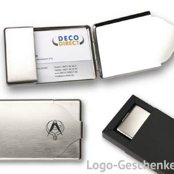 Logo-Geschenk Visitenkarten-Etui