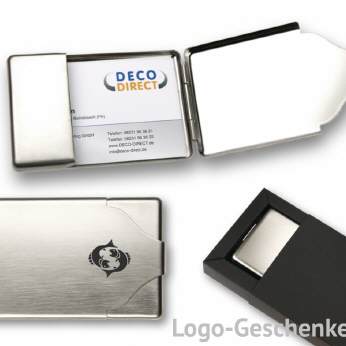 Logo-Geschenk Visitenkarten-Etui