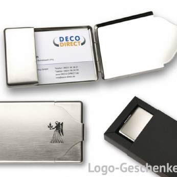 Logo-Geschenk Visitenkarten-Etui