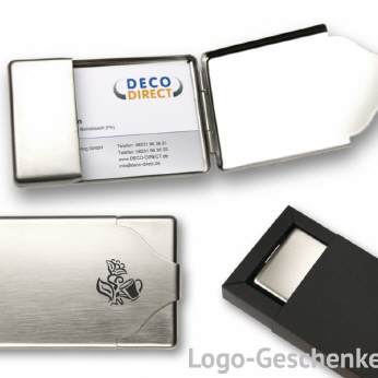 Logo-Geschenk Visitenkarten-Etui
