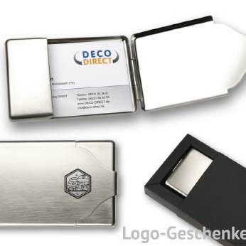 Logo-Geschenk Visitenkarten-Etui